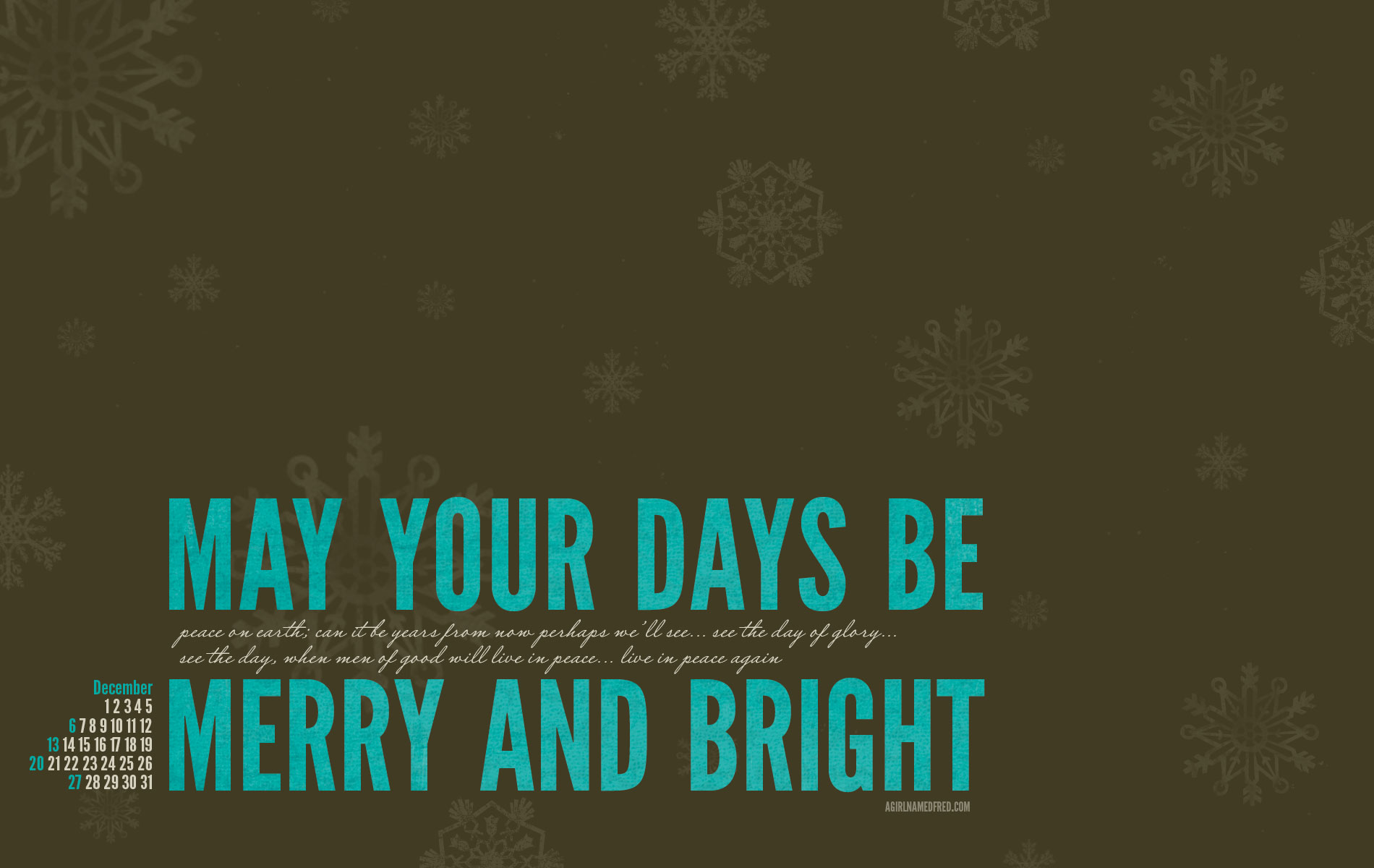 a-girl-named-fred_december-2010_1900x1200 december 2010 desktop wallpaper